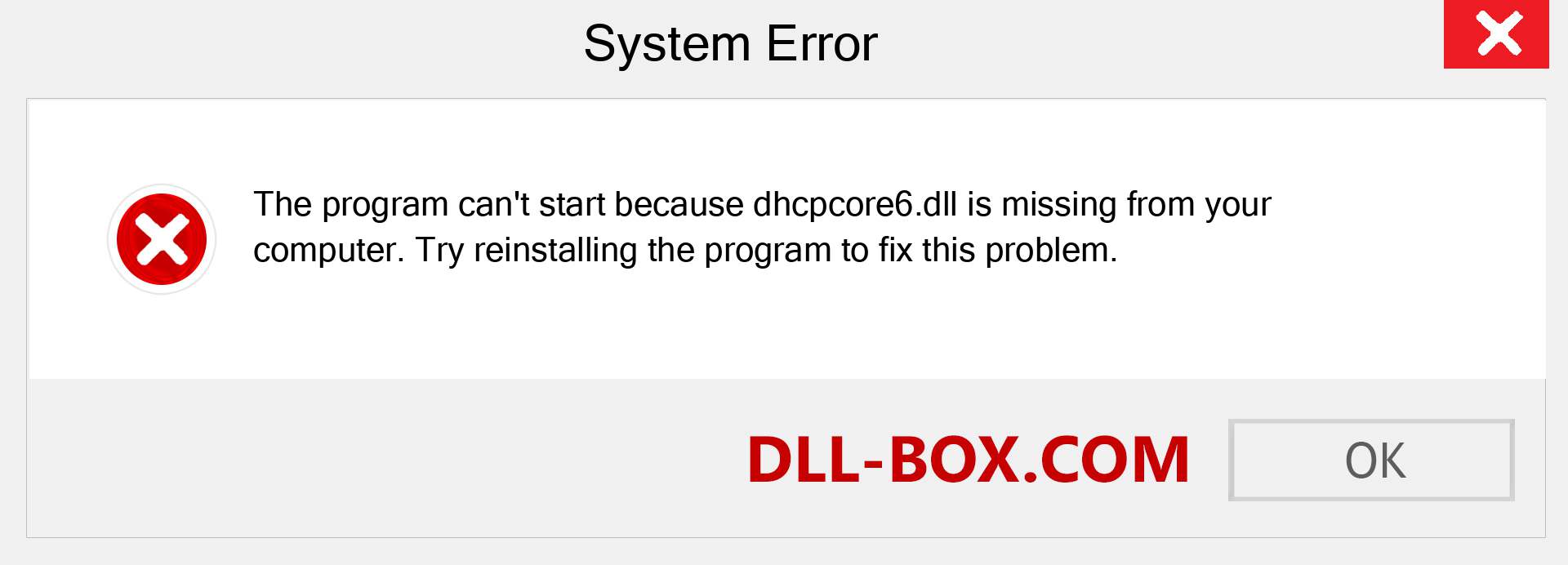  dhcpcore6.dll file is missing?. Download for Windows 7, 8, 10 - Fix  dhcpcore6 dll Missing Error on Windows, photos, images